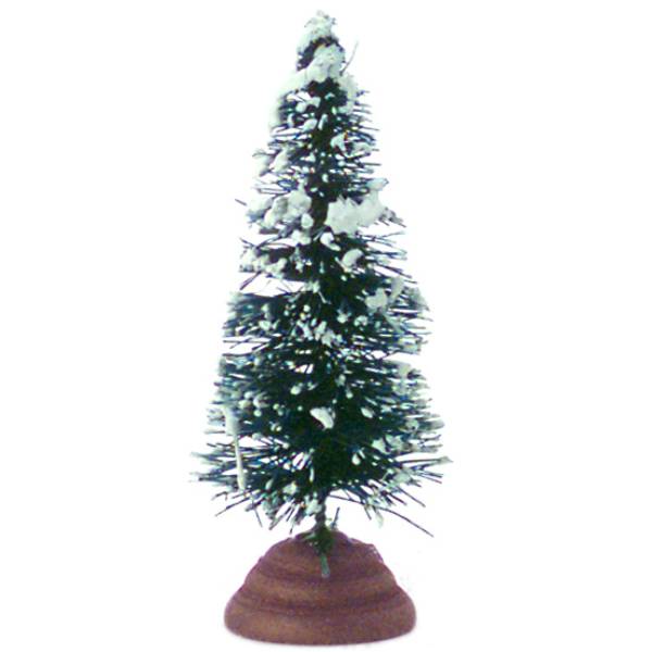 12 Dollhouse Miniature Trees with Snow