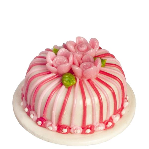 Dollhouse Miniature Valentine Cake