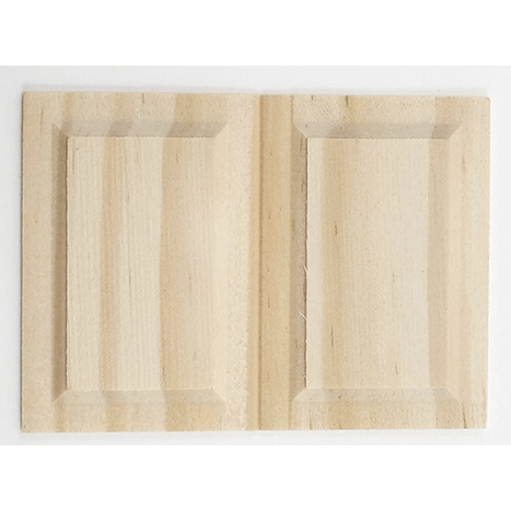 2-Block Dollhouse Miniature Wainscot Panel