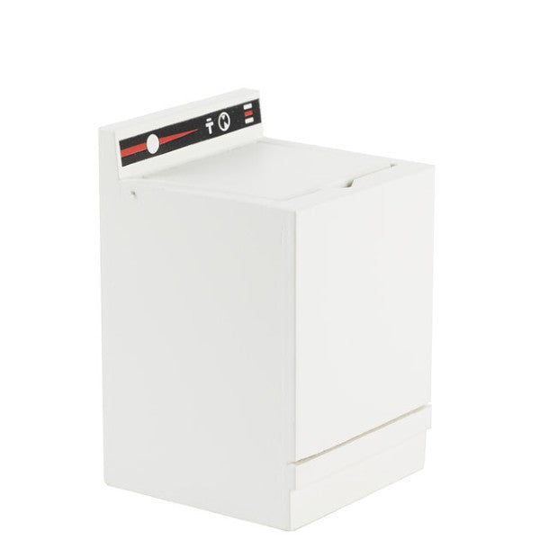 White Dollhouse Miniature Washing Machine