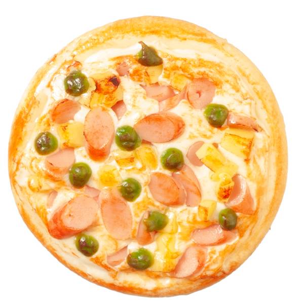 Dollhouse Miniature White Pizza