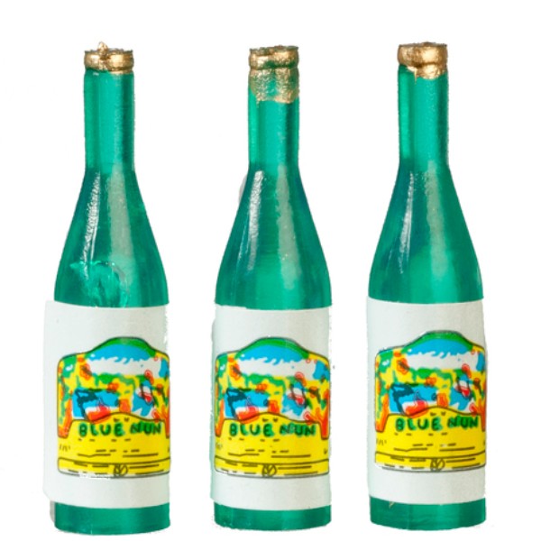Dollhouse Miniature Wine Bottles