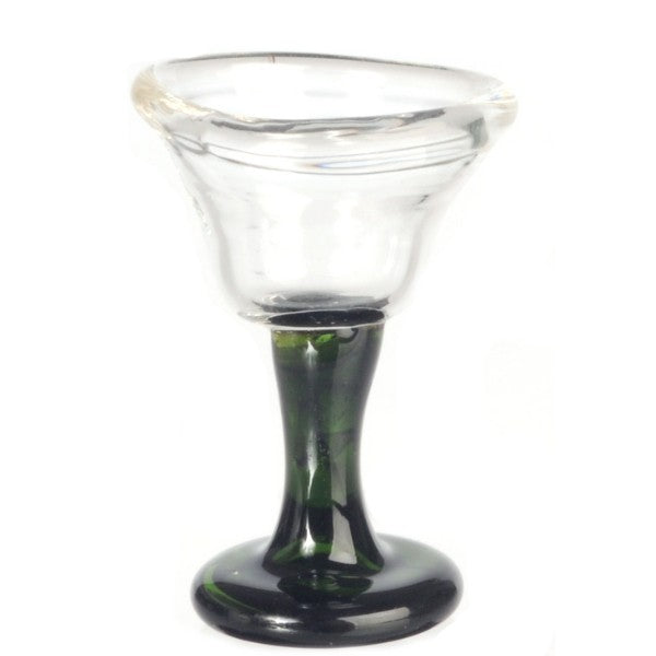 Dollhouse Miniature Wine Glass with Green Stem