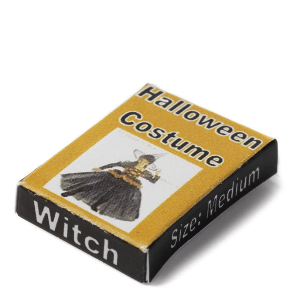 Dollhouse Miniature Witch Halloween Costume