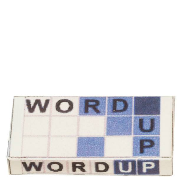 Dollhouse Miniature Word Up Box
