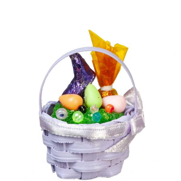 Dollhouse Miniature Easter Basket