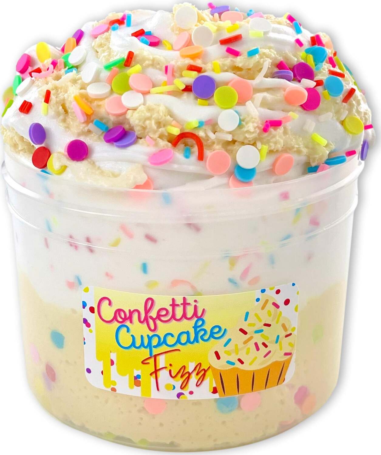 Confetti Cupcake Fizz Dope Slime