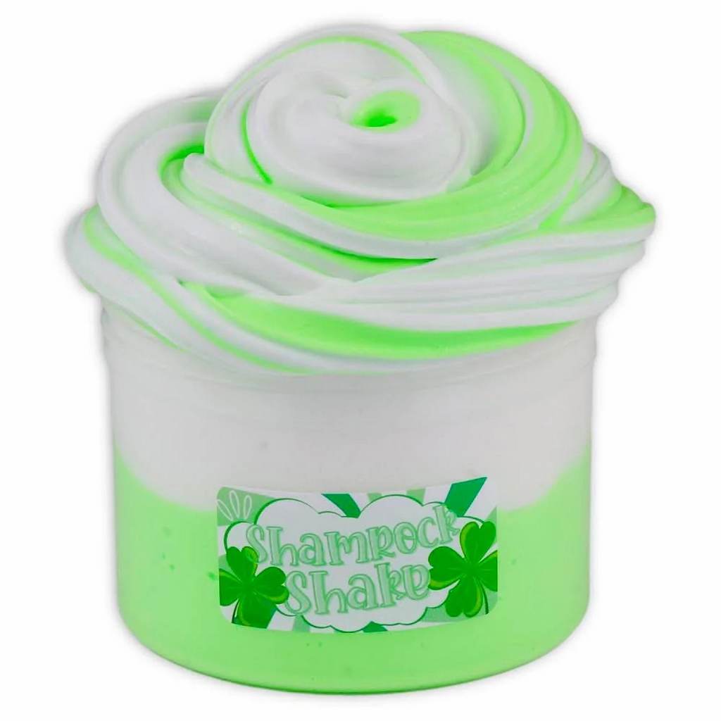 Shamrock Shake Duo Colored Butter Dope Slime