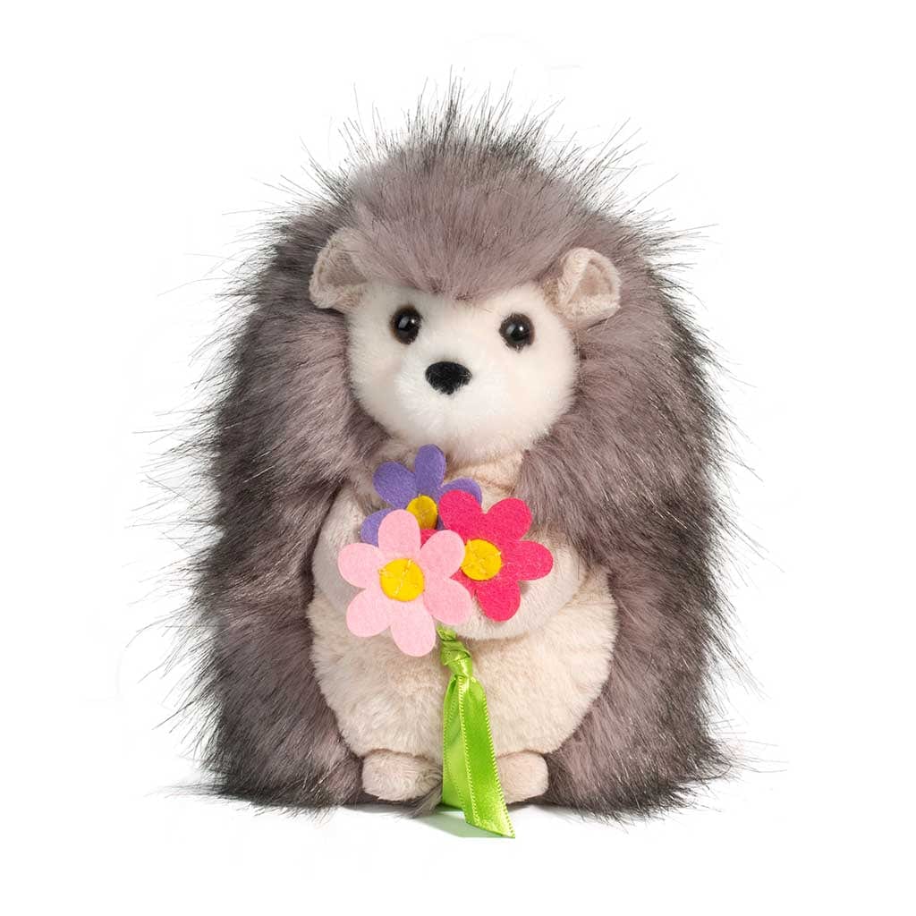Douglas Sally Hedgehog with Flowers - Best Stuffed Animals