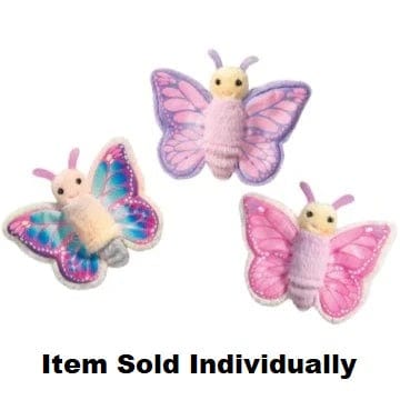 Mini Butterfly Finger Puppet (Assorted Colors)