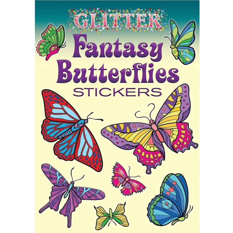 Glitter Fantasy Butterflies Stickers