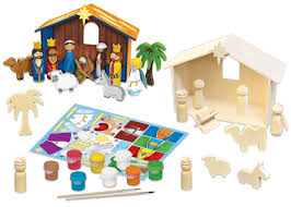 Works of Ahh Nativity - wood paint set