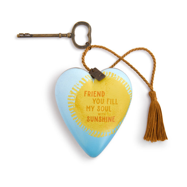 Friend Fill My Soul with Sunshine Art Heart