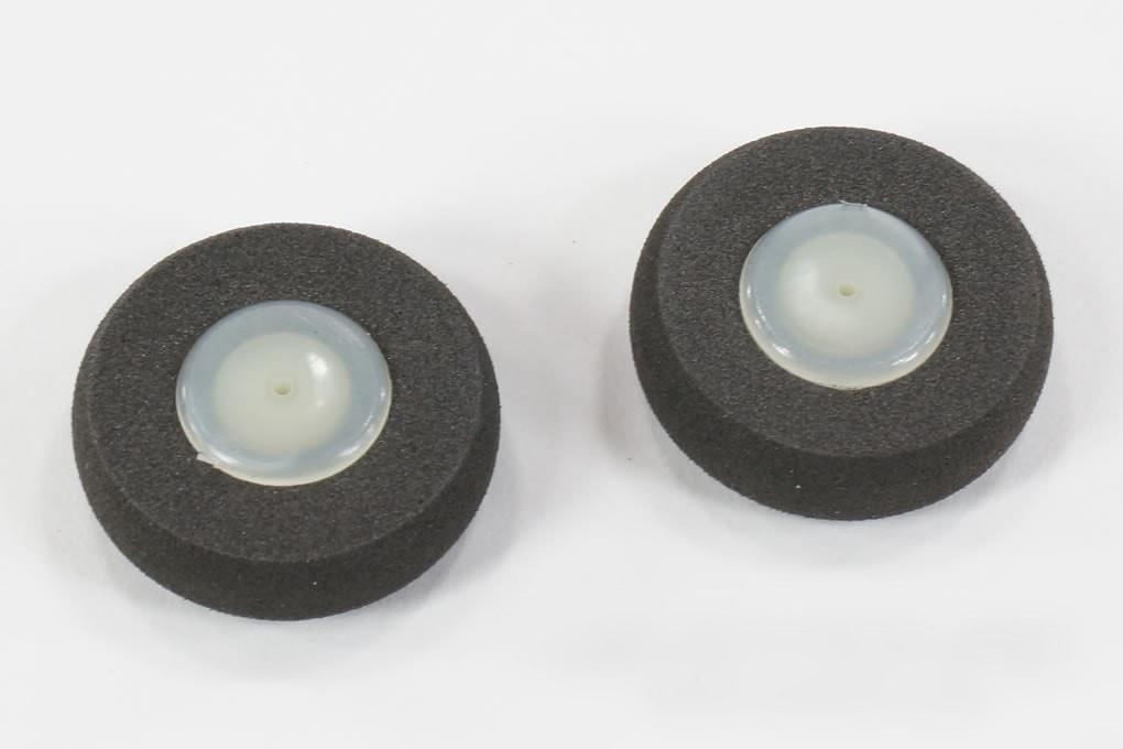 Du-Bro 25mm (0.98") x 8mm EVA Lightweight Micro Sport Wheels for 1.2mm Axle (2 Pack)