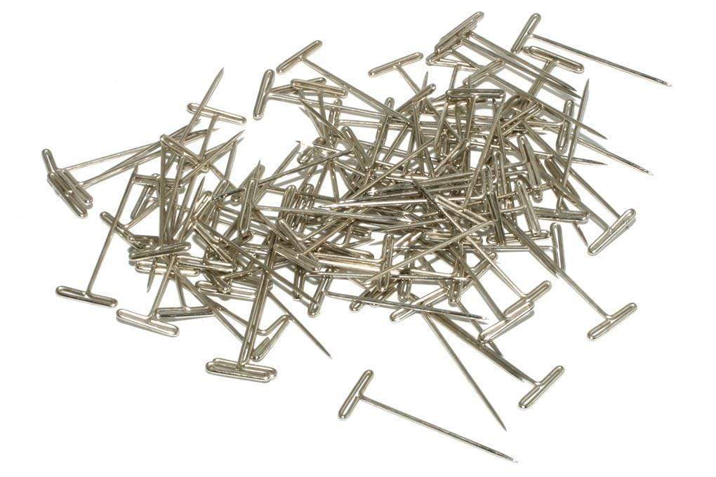 Du-Bro 38.1mm / 1-1/2" Nickel Plated T-Pins (100 Pack)
