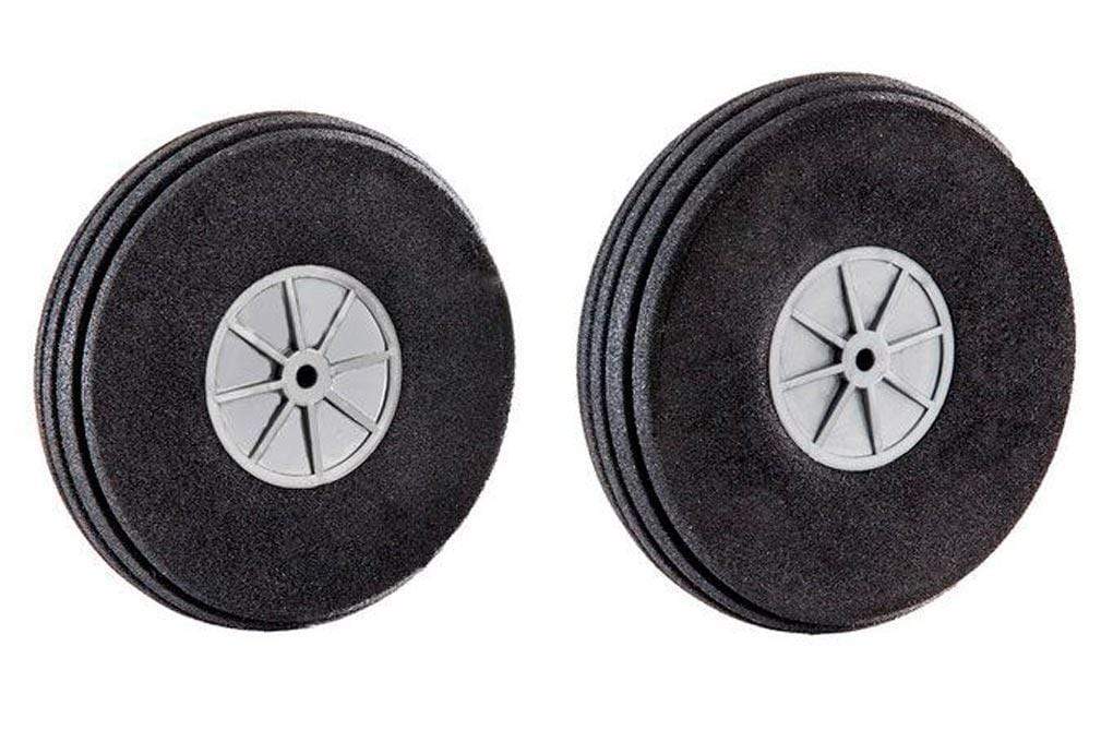Du-Bro 69.8mm (2.75") x 16.4mm EVA Treaded Super Slim Lite Wheels for 3mm Axle (2 Pack)