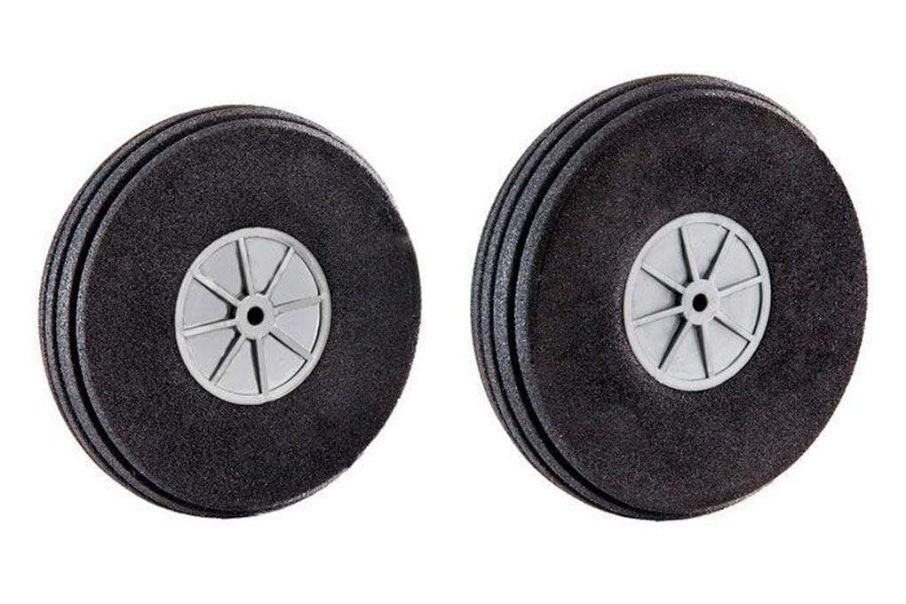 Du-Bro 76.2mm (3") x 16.4mm Treaded EVA Super Slim Lite Wheels for 3mm Axle (2 Pack)