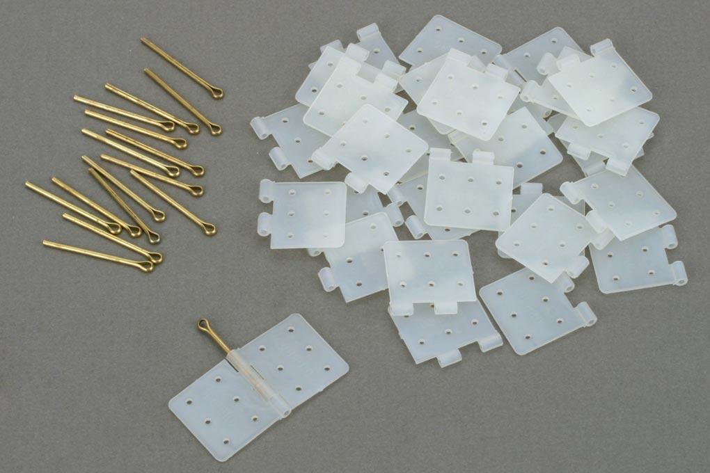 Du-Bro Heavy Duty Nylon Hinges (15 Pack)