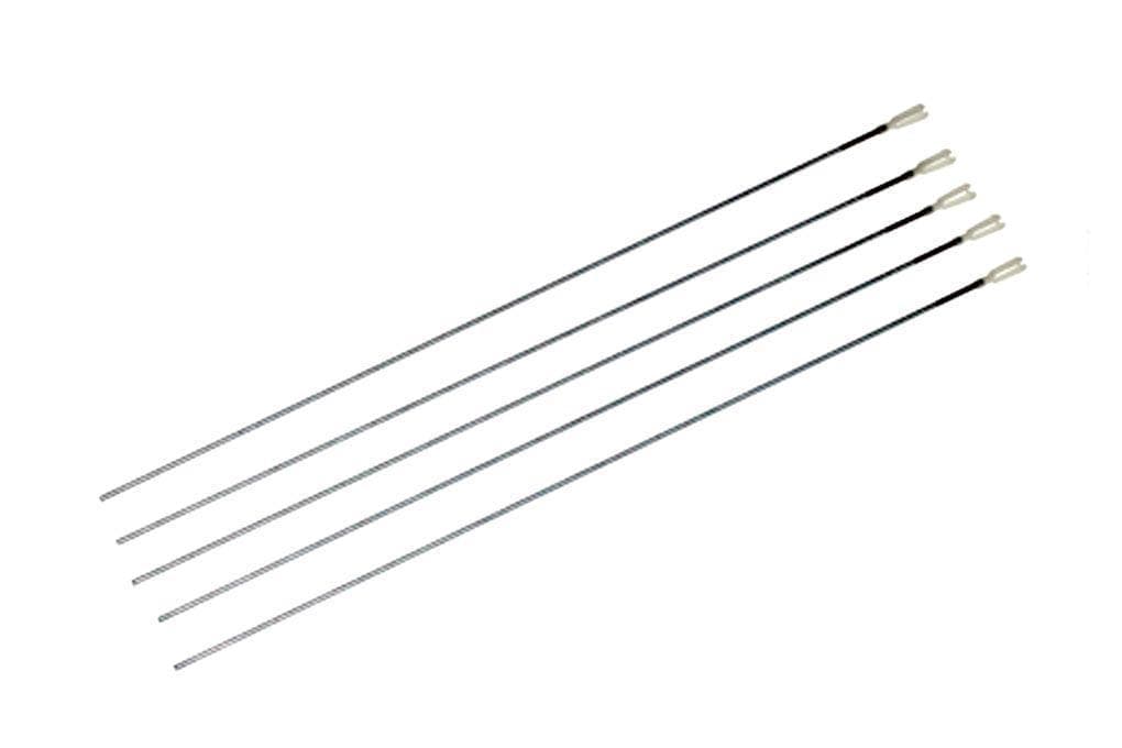 Du-Bro Mini-Nylon Kwik-Link on 12"/305mm 2-56 Rod (5 Pack)