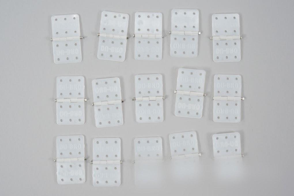 Du-Bro Nylon Hinges 28mm / 1.10" Standard (15 Pack)