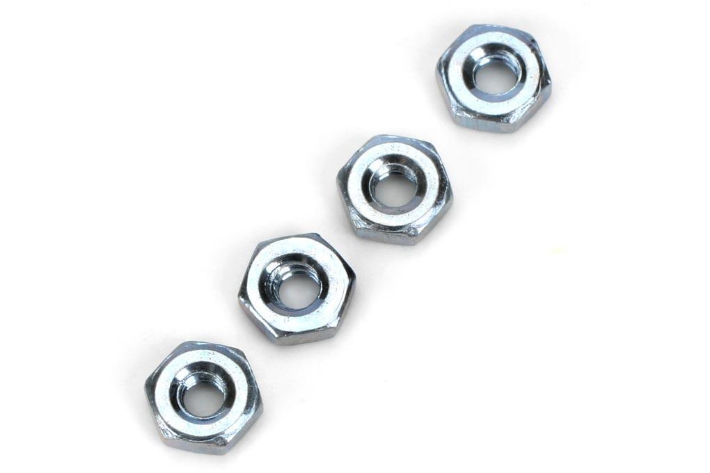 Du-Bro 2-56 Steel Hex Nuts (4 Pack)