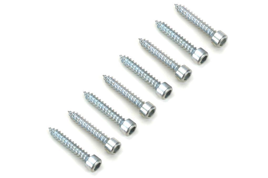 Du-Bro #2 x 12.7mm / 1/2" Socket Head Sheet Metal Screws (8 Pack)