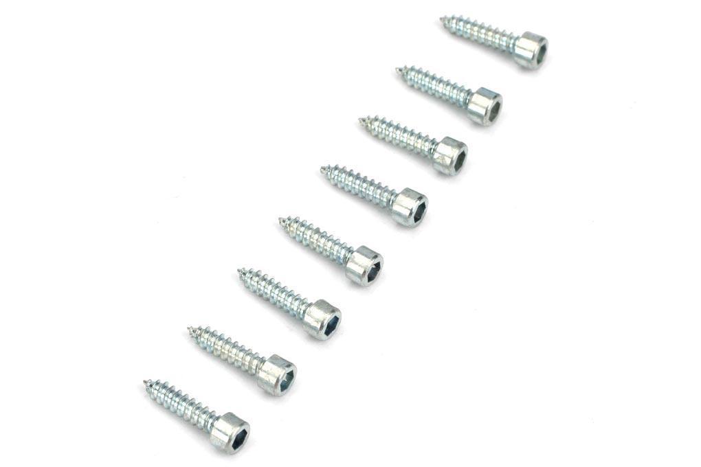 Du-Bro #2 x 9.3mm / 3/8" Socket Head Sheet Metal Screws (8 Pack)