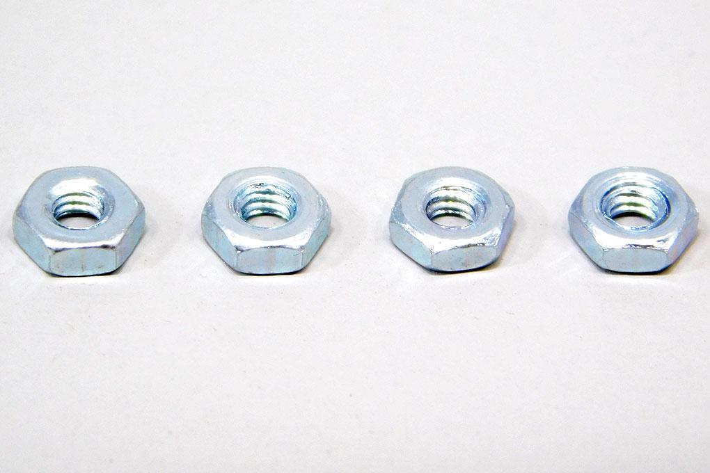 Du-Bro 2mm / 0.07" Hex Nuts (4 Pack)