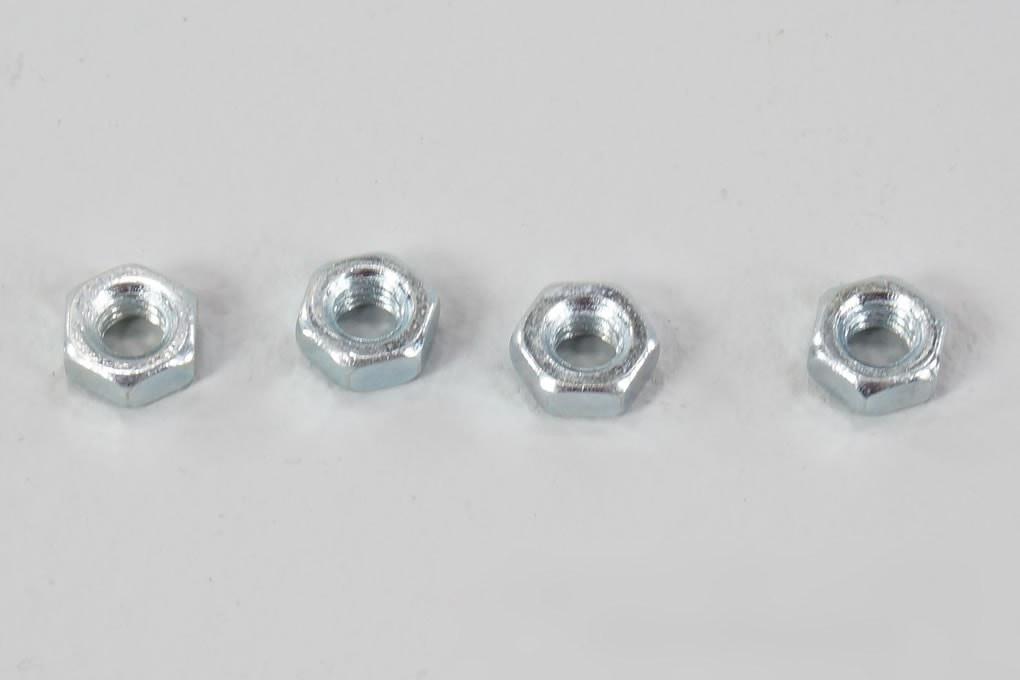 Du-Bro 3mm / 0.11" Hex Nuts (4 Pack)