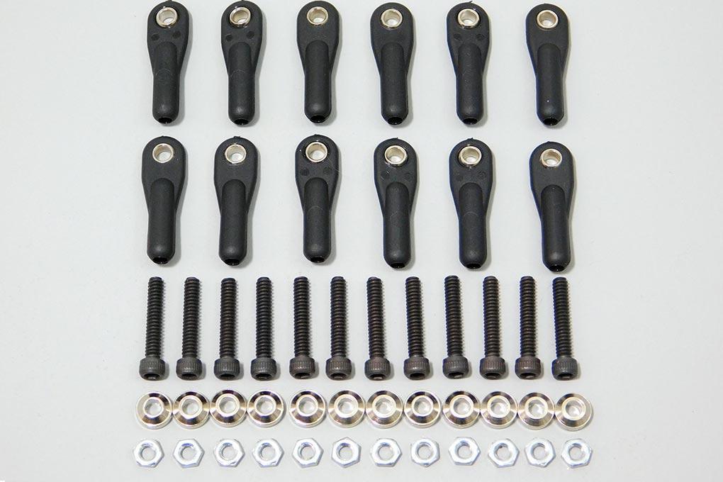 Du-Bro 4-40 Swivel Ball Link (12 Pack)