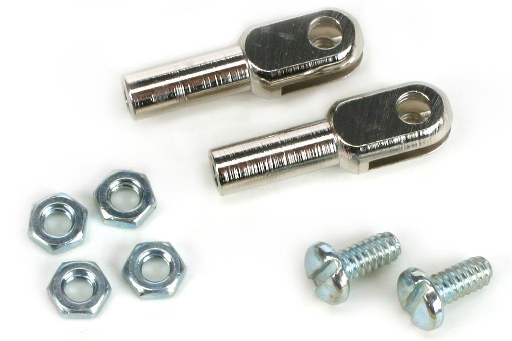 Du-Bro 4-40 Threaded Rod End (2 Pack)