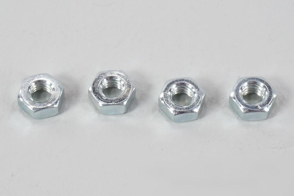 Du-Bro 4mm / 0.15" Hex Nuts (4 Pack)