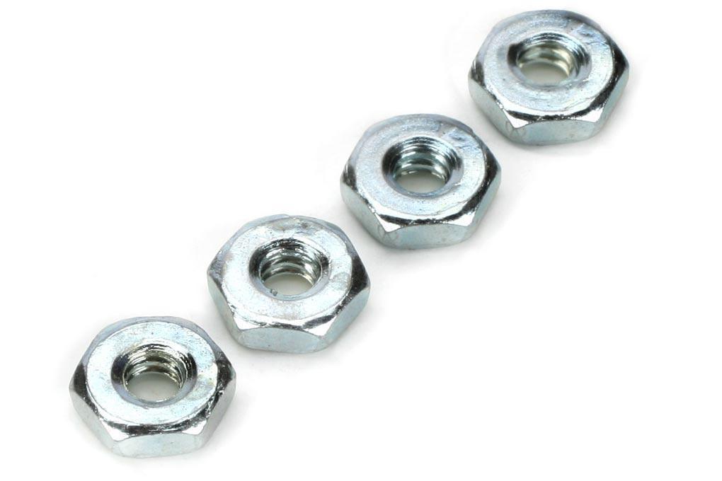 Du-Bro 6-32 Steel Hex Nuts (4 Pack)