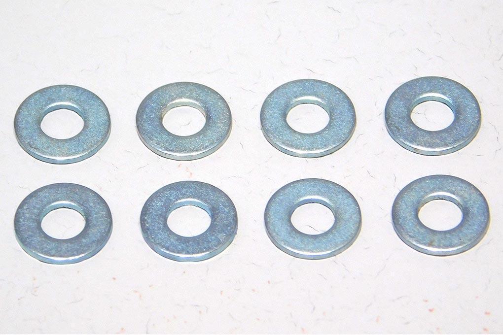 Du-Bro #4 Flat Washers (8 Pack)