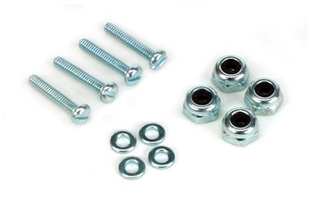 Du-Bro Bolt Sets With Lock Nuts 2-56 x 1/2" (4 Pack)