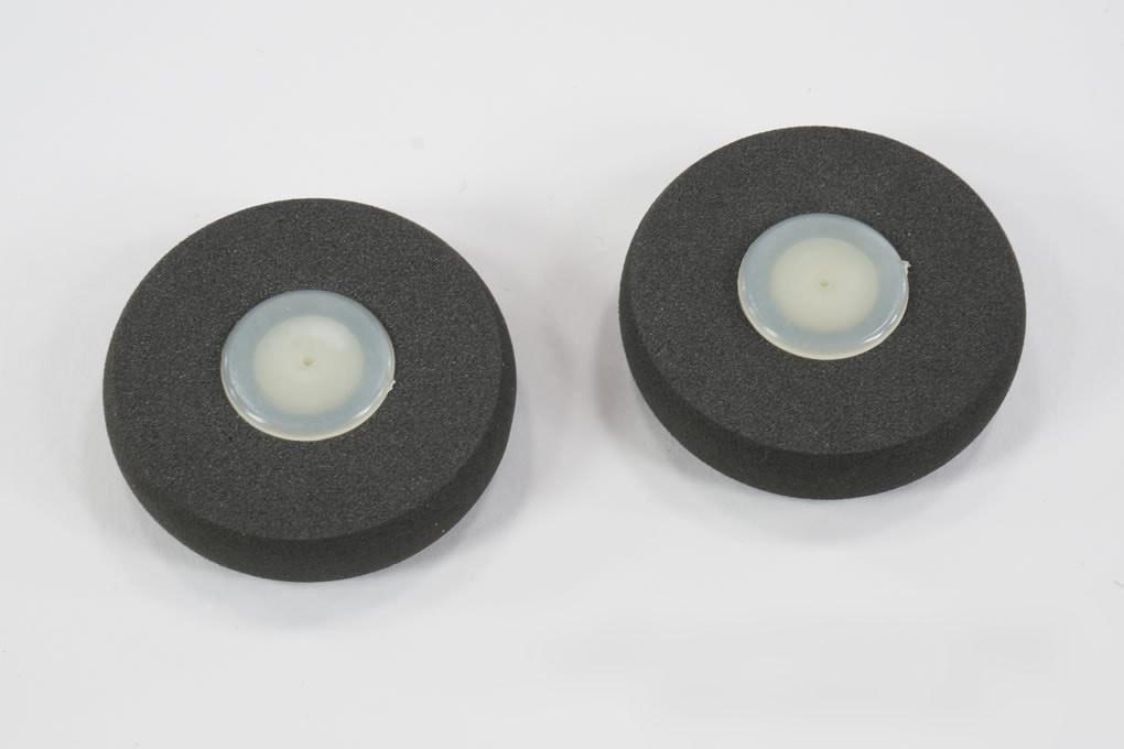 Du-Bro 38mm (1.50") x 8mm Mini Lite EVA Wheels for 1.2mm Axle (2 Pack)