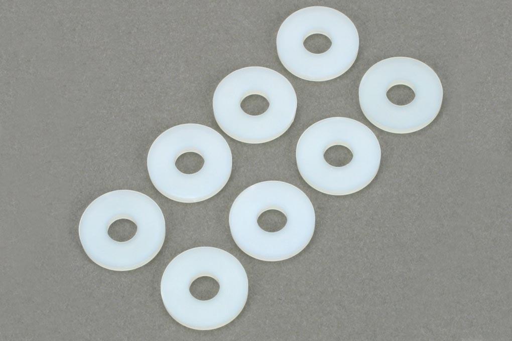 Du-Bro #10 Nylon Flat Washers (8 Pack)