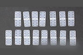 Du-Bro Nylon Hinges 28mm / 1.10" Small - (15 Pack)