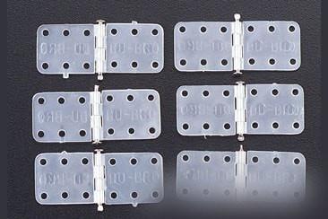Du-Bro Nylon Hinges 28mm / 1.10" Small - (6 Pack)