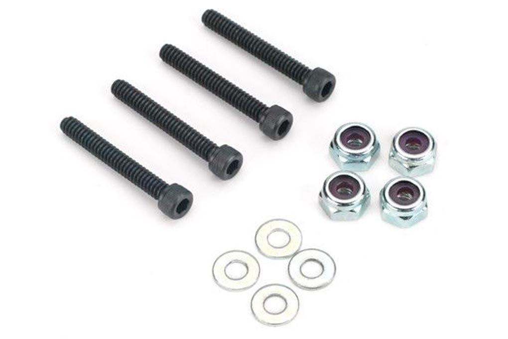 Du-Bro Socket Head Bolts With Lock Nuts 6-32 x 1" (4 Pack)