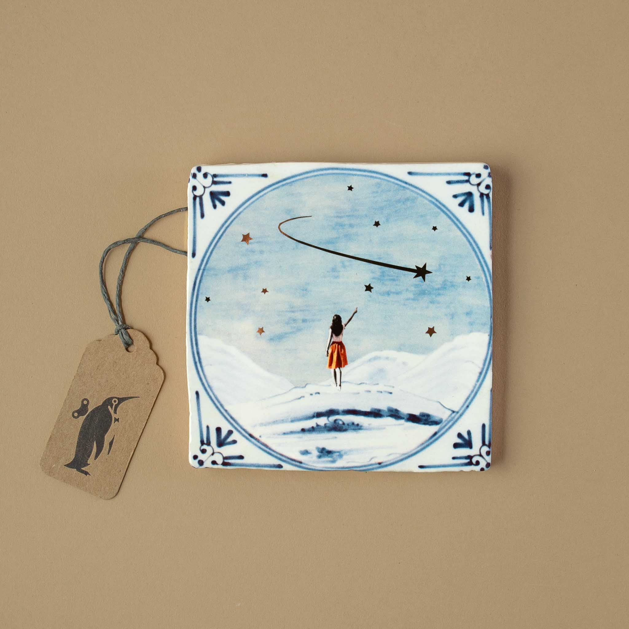 Dutch Ceramic Story Tile | May Wishes Come True
