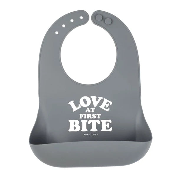 Love At First Bite Silicone Bib