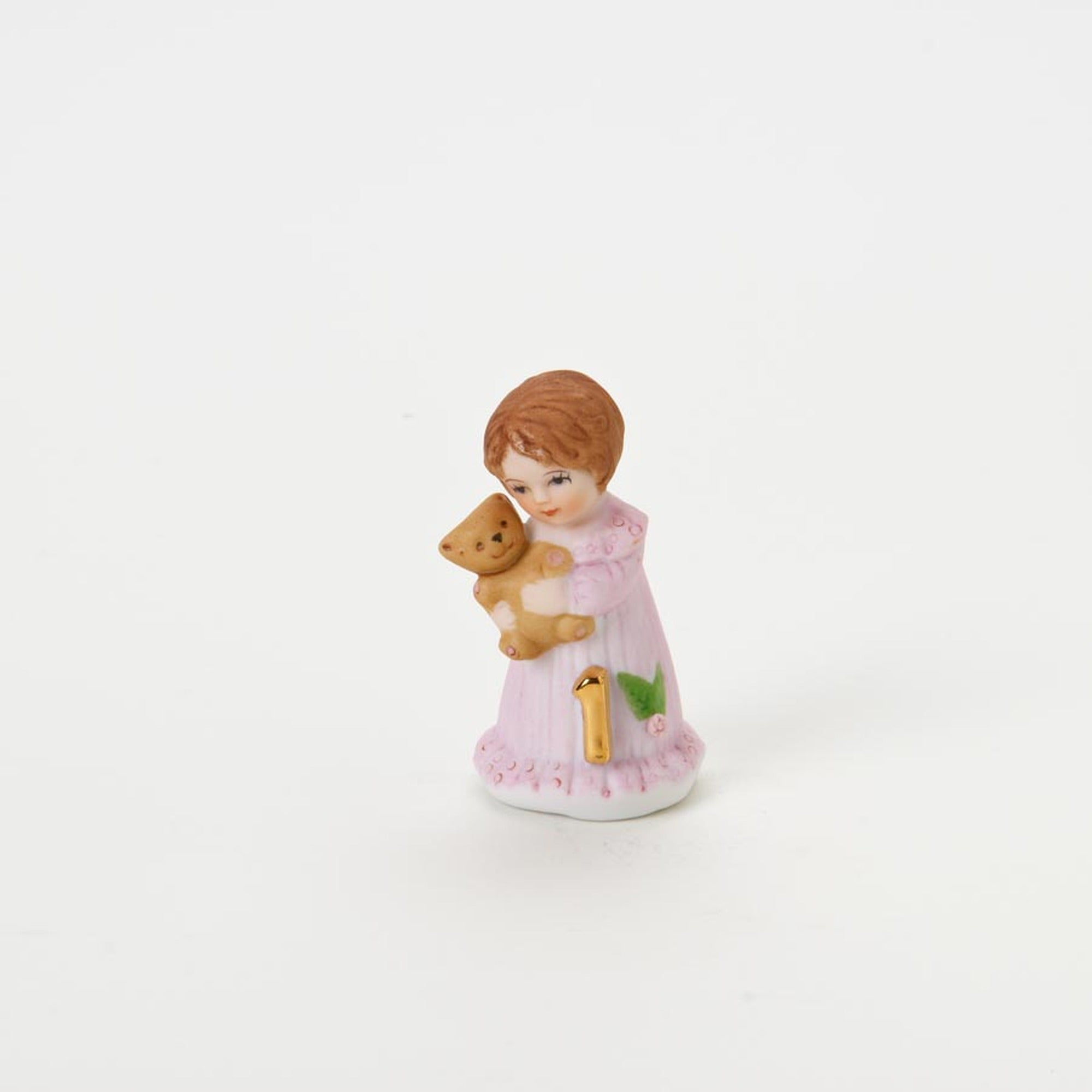 Brunette Growing Up Girl Age 1