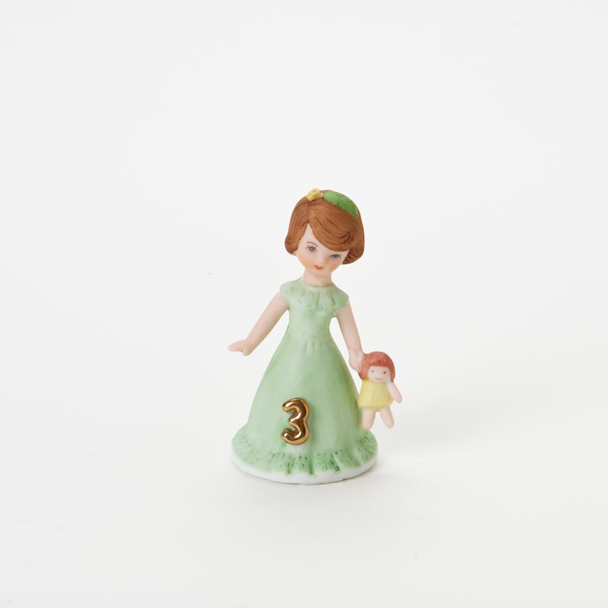Brunette Growing Up Girl Age 3