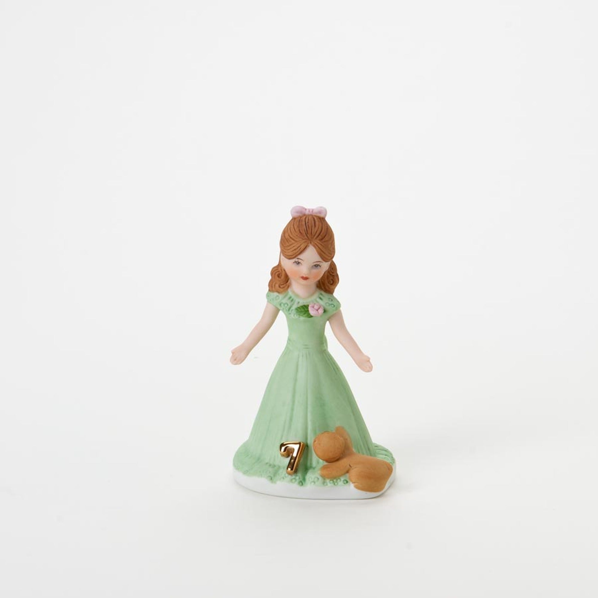 Brunette Growing Up Girl Age 7