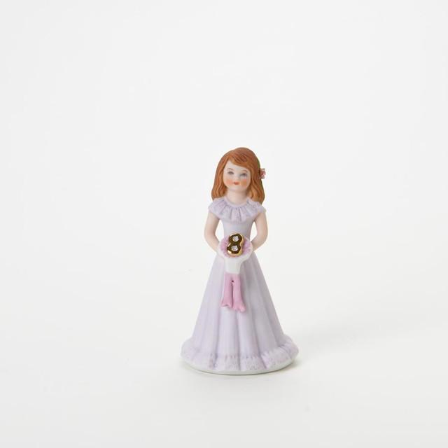 Brunette Growing Up Girl Age 8