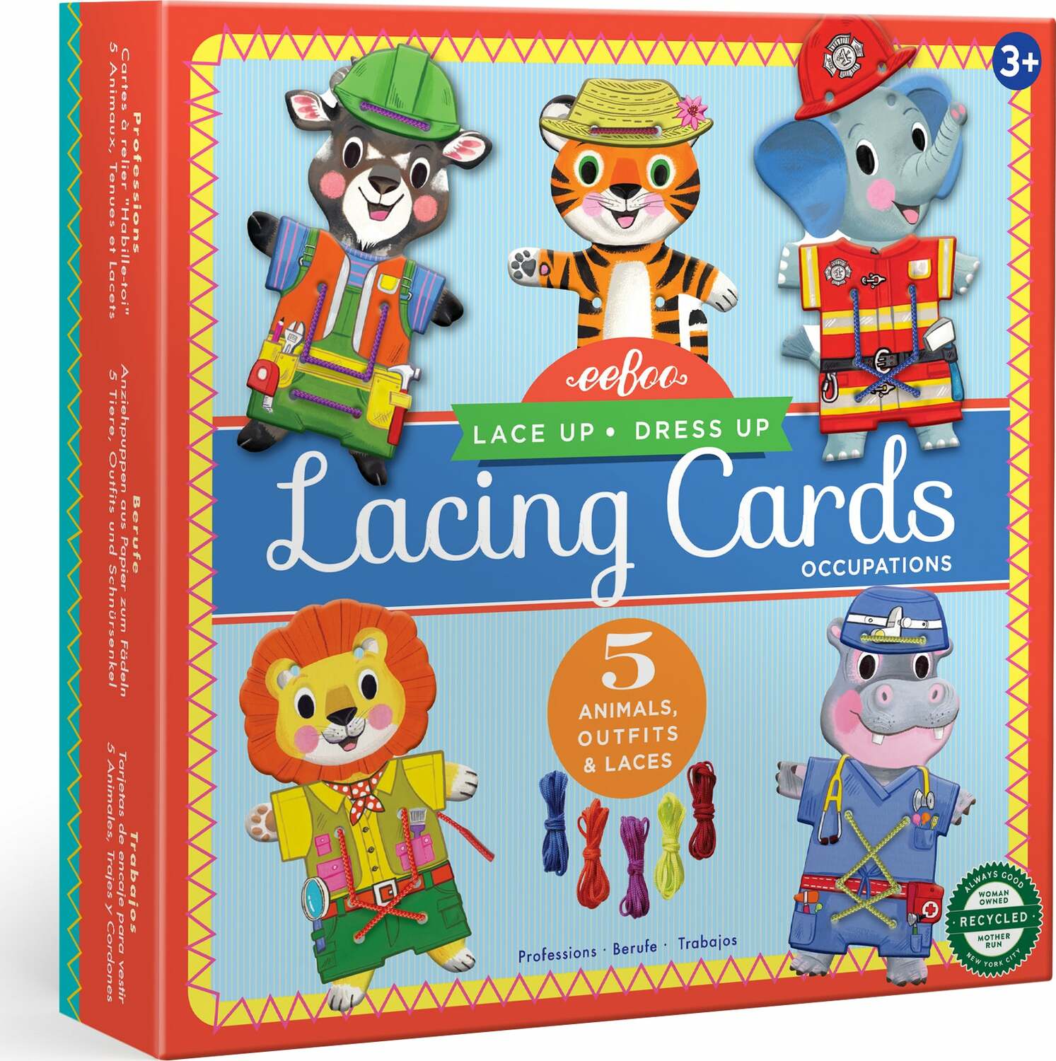 Occupations Dress Up Lacing Cards