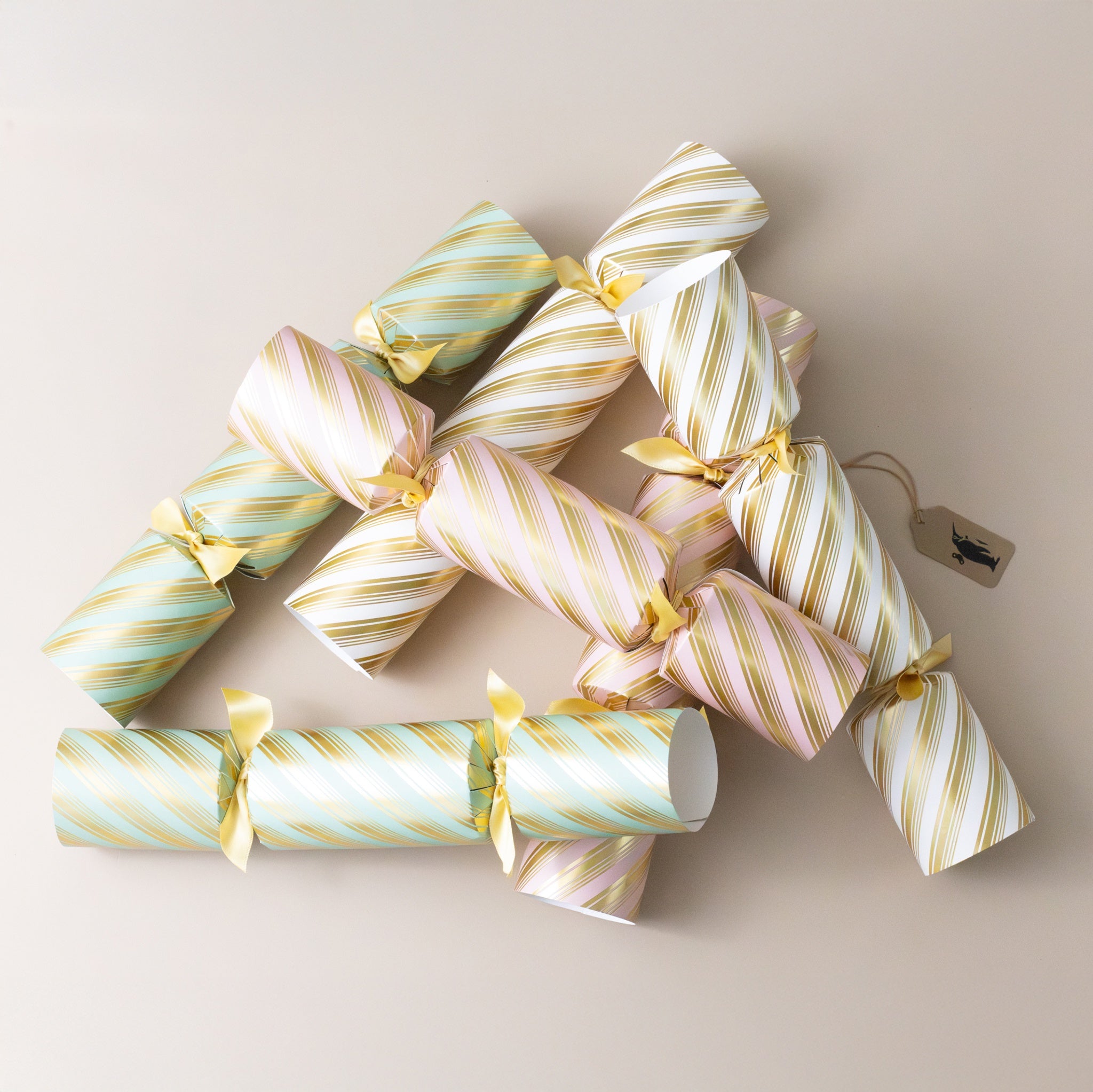 Eco-Friendly Christmas Crackers | Peppermint Stripes