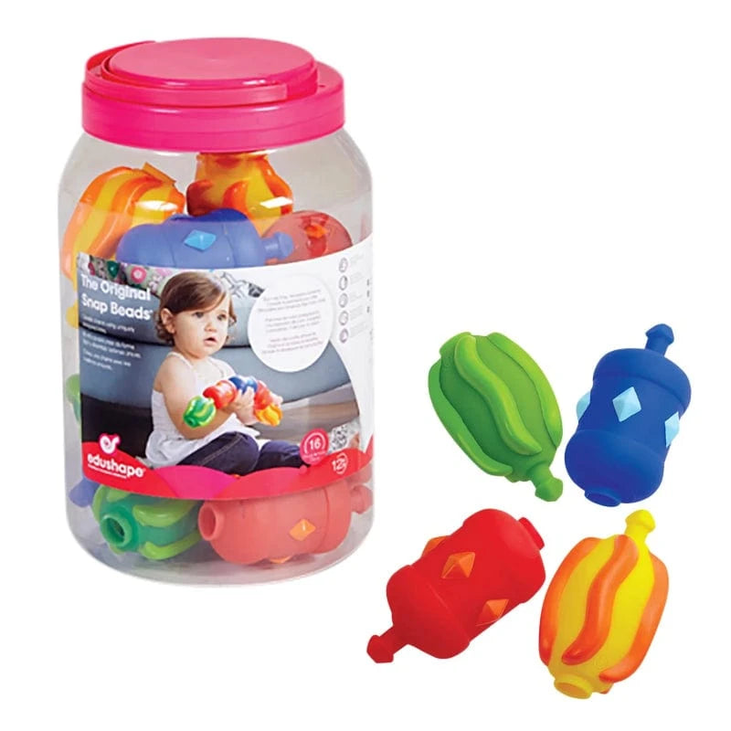 Sensory Snap Beads - 16 Piece