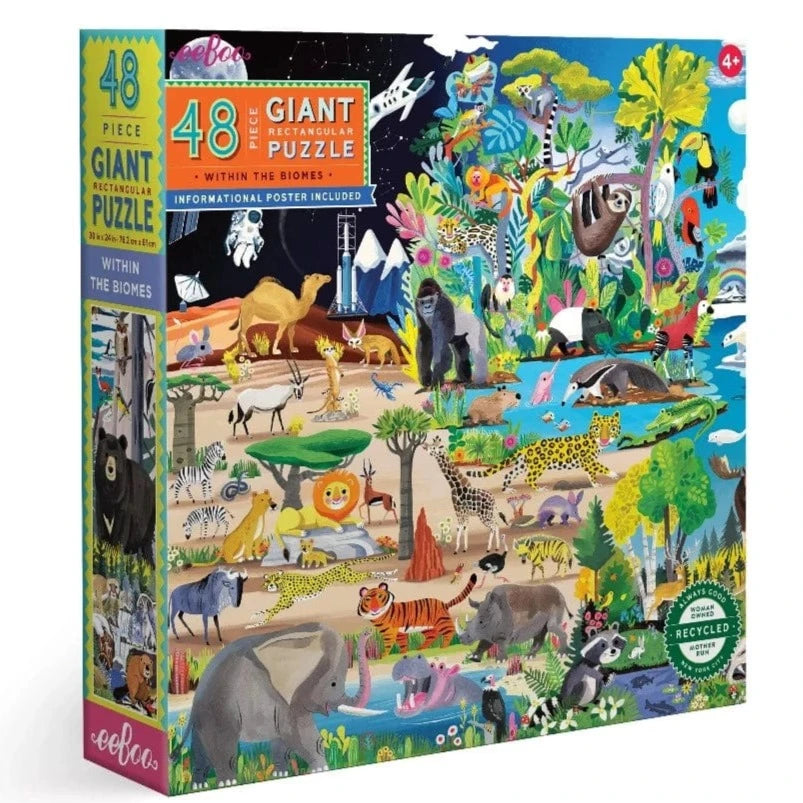Within the Biome 48 Piece Giant Floor Puzzle